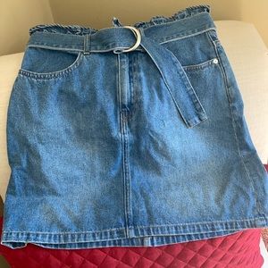jean skirt
